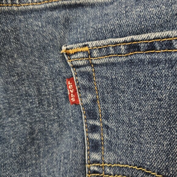 Levi's 505 Jeans Mens 40x30 Blue Denim Straight Leg Relaxed Fit Dadcore Normcore - Picture 16 of 16